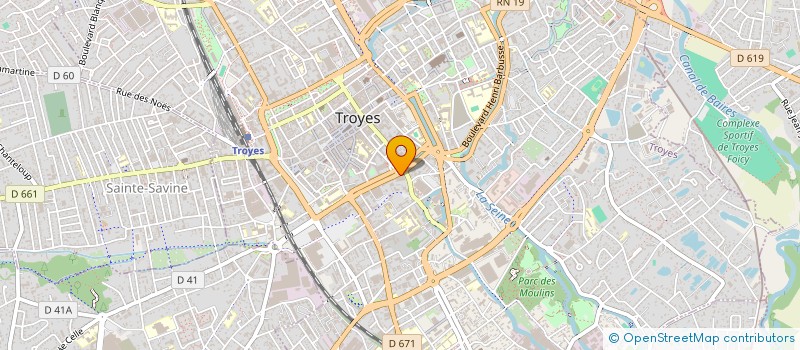 localisation de l'entreprise ACCESS HYDRAULIQUE  TROYES