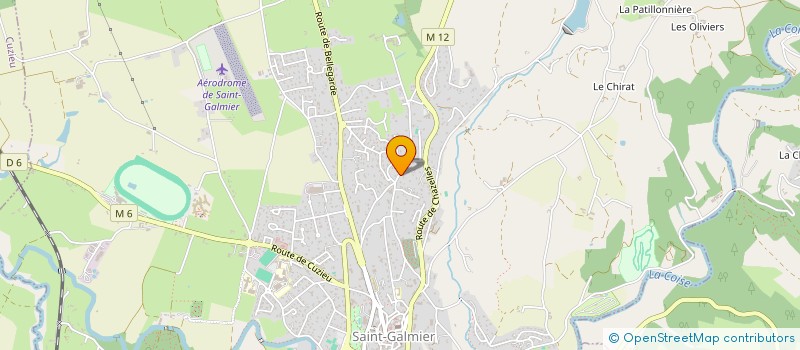 localisation de l'entreprise ACCESS-IMMO IV  SAINT-GALMIER