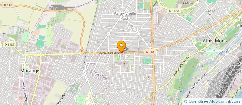 localisation de l'entreprise ACCESS IMMOBILIER à PARAY-VIEILLE-POSTE