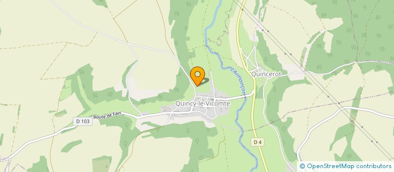 localisation de l'entreprise ACCESS'IMPORT  QUINCY-LE-VICOMTE