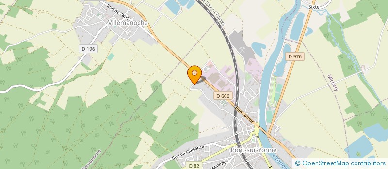 localisation de l'entreprise ACCESS IMPORT  PONT-SUR-YONNE