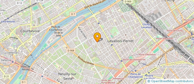 localisation de l'entreprise ACCESS IT à LEVALLOIS-PERRET