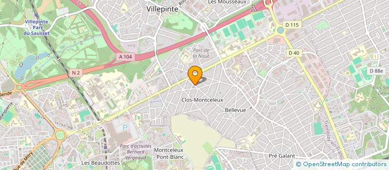 localisation de l'entreprise ACCESS MOBILITY  VILLEPINTE