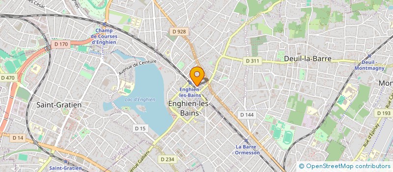 localisation de l'entreprise ACCESS NAILS à ENGHIEN-LES-BAINS