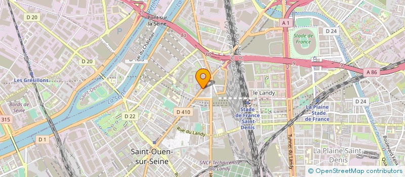 localisation de l'entreprise ACCESS NET CLEAN à SAINT-DENIS