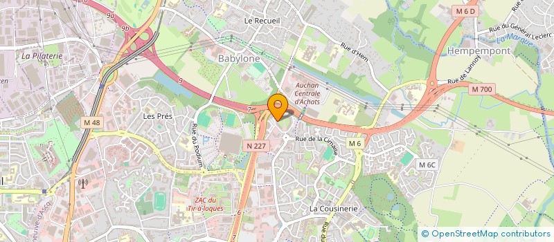 localisation de l'entreprise ACCESS ORGANISATION GROUP  VILLENEUVE D ASCQ