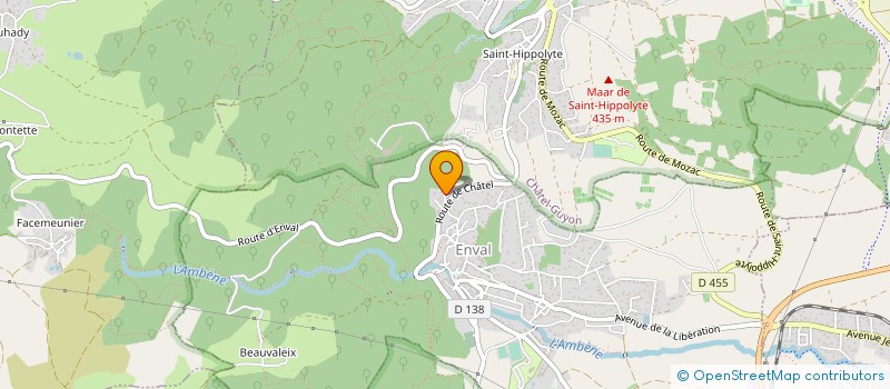 localisation de l'entreprise ACCESS PADEL  ENVAL