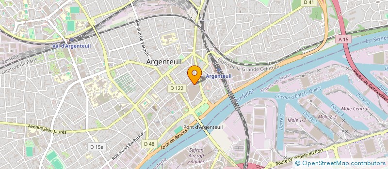 localisation de l'entreprise ACCESS PATRIMOINE IMMOBILIER  ARGENTEUIL