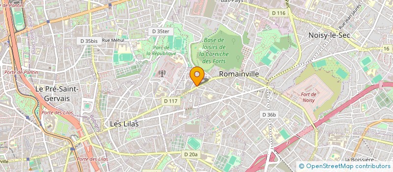 localisation de l'entreprise ACCESS' PERMIS à ROMAINVILLE