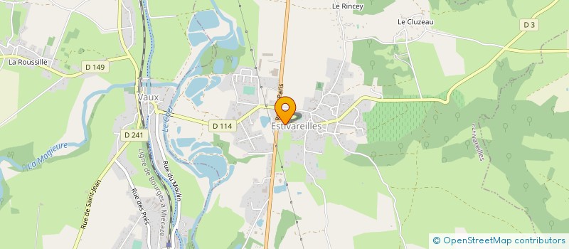 localisation de l'entreprise ACCESS PISCINES 03  ESTIVAREILLES