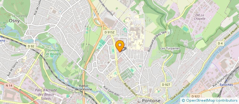 localisation de l'entreprise ACCESS PLUS SERVICES à PONTOISE