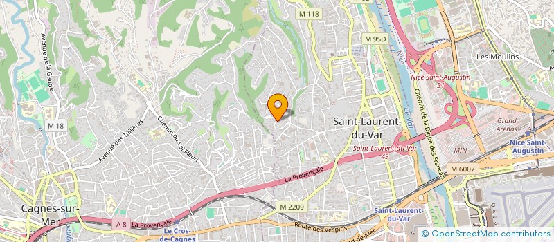 localisation de l'entreprise ACCESS PMR  SAINT-LAURENT-DU-VAR