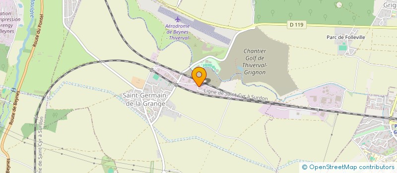 localisation de l'entreprise ACCESS POMPES  SAINT-GERMAIN-DE-LA-GRANGE