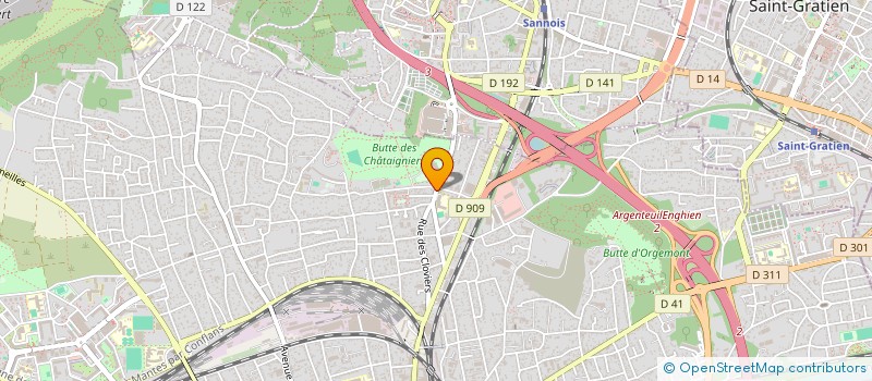 localisation de l'entreprise ACCESS PRO ENTRETIEN  ARGENTEUIL