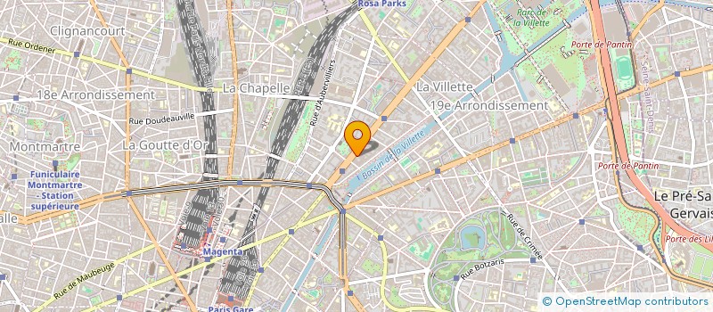 localisation de l'entreprise ACCESS RADIOLOGIE PARIS 19  PARIS