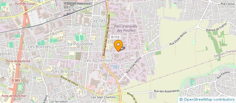 localisation de l'entreprise ACCESS SA  DECINES-CHARPIEU