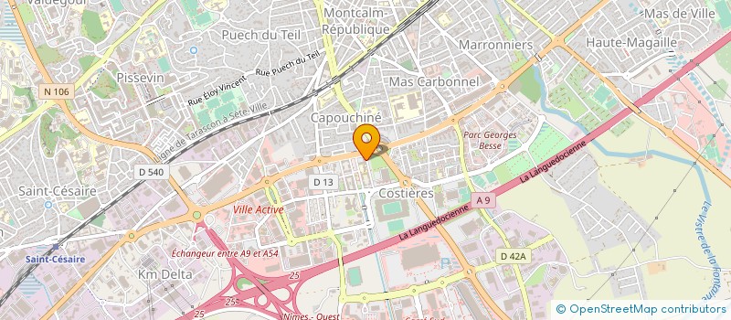localisation de l'entreprise ACCESS SELLERIE à NIMES