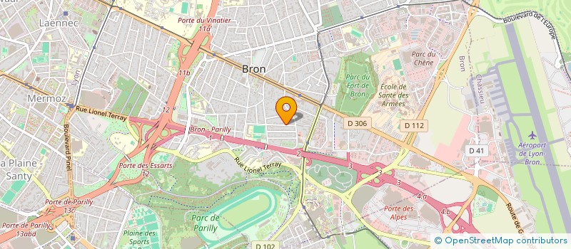 localisation de l'entreprise ACCESS SERVICES à BRON