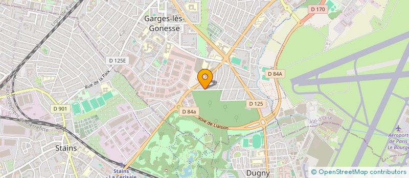 localisation de l'entreprise ACCESS SHUTTLE PARIS & GROUP ACCESS - COURSES & ACCESS PRO CAR RENT à GONESSE