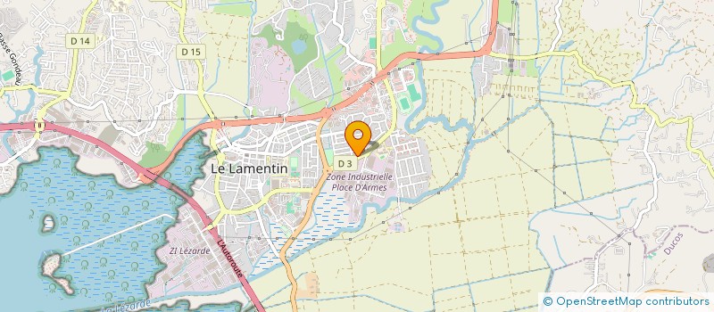 localisation de l'entreprise ACCESS SOINS INFIRMIERS SELAS à LE LAMENTIN