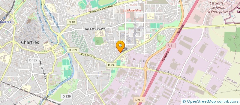 localisation de l'entreprise ACCESS TAXI à CHARTRES