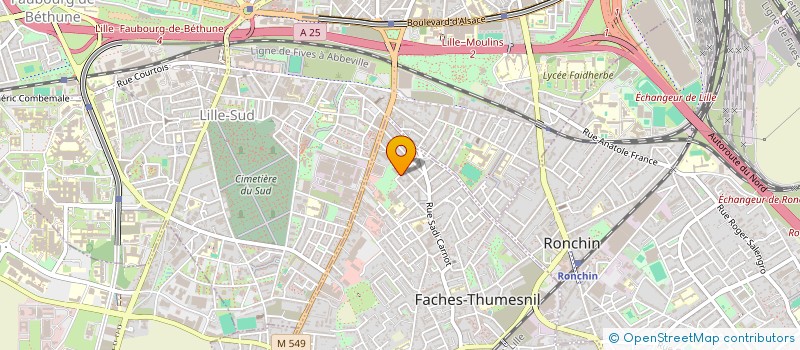 localisation de l'entreprise ACCESS TAXI à FACHES-THUMESNIL