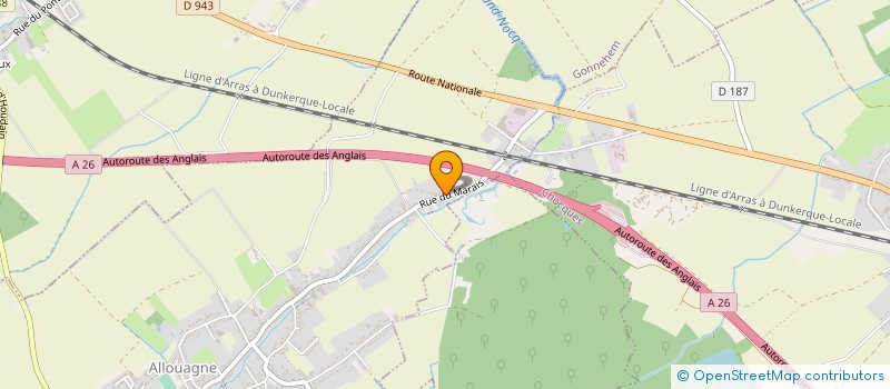 localisation de l'entreprise ACCESS THERMIC à ALLOUAGNE