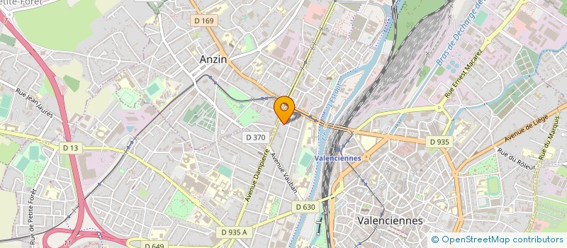 localisation de l'entreprise ACCESS VIDEO à VALENCIENNES