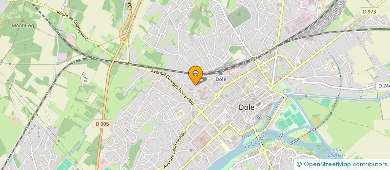 localisation de l'entreprise ACCESS WAVE  DOLE