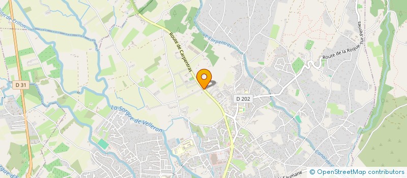 localisation de l'entreprise ACCESS2B à L'ISLE-SUR-LA-SORGUE