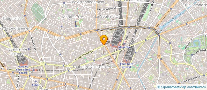 localisation de l'entreprise ACCESSE MAUBEUGE 83  PARIS