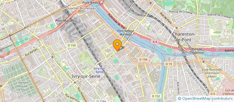 localisation de l'entreprise ACCESSI+  IVRY-SUR-SEINE