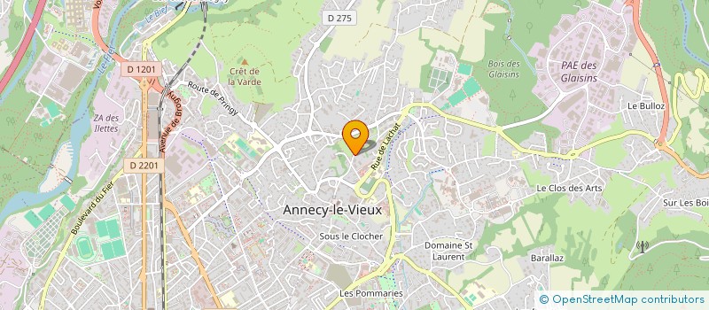 localisation de l'entreprise ACCESSIA à ANNECY