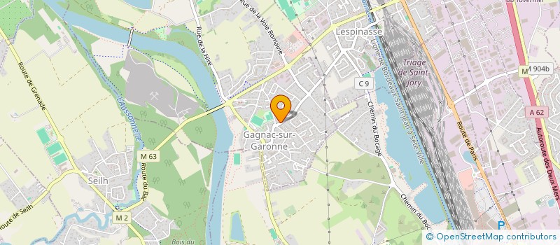 localisation de l'entreprise ACCESSIB à GAGNAC-SUR-GARONNE