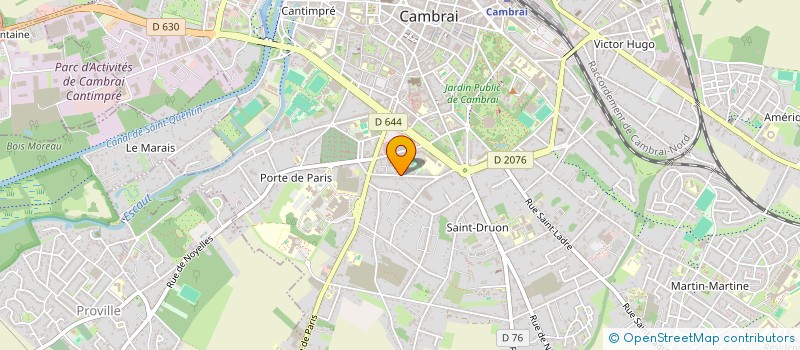 localisation de l'entreprise ACCESSIBLE  CAMBRAI