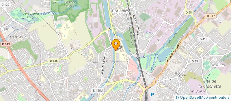 localisation de l'entreprise ACCESSIBLE CONSEILS SARL à DOUAI