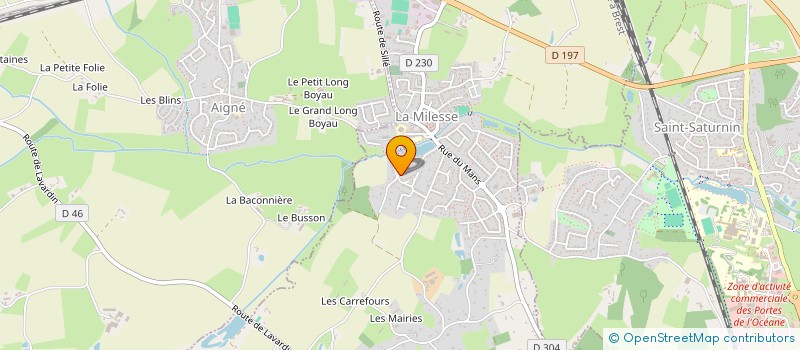 localisation de l'entreprise ACCESSIBLE - MANS  LA BAZOGE