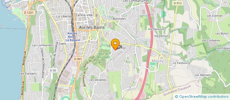 localisation de l'entreprise ACCESSIBLE PROMOTION à AIX-LES-BAINS