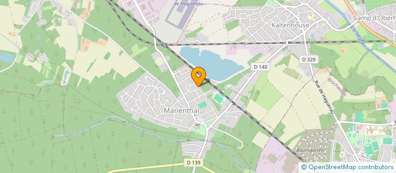 localisation de l'entreprise ACCESSION & DYNAMIQUES IMMOBILIERES  HAGUENAU