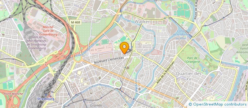 localisation de l'entreprise ACCESSION TRANSACTIONNELLE IMMOBILIERE DE L'EST à STRASBOURG