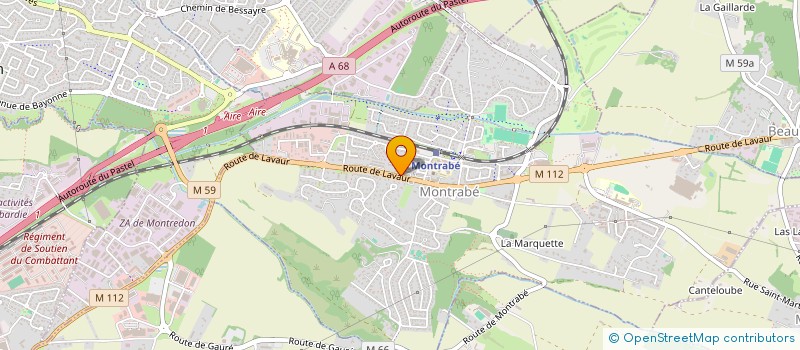 localisation de l'entreprise ACCESSIS  MONTRABE