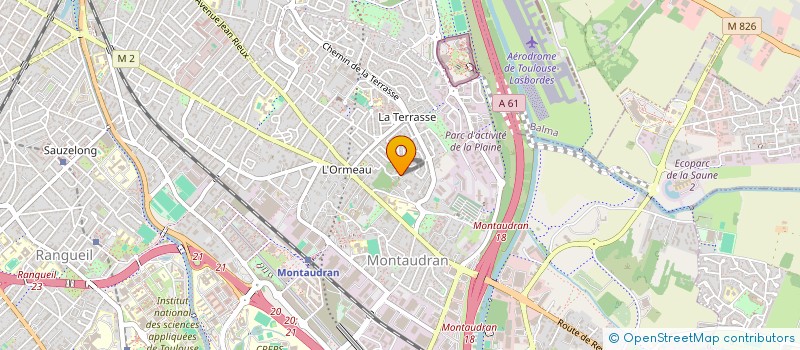 localisation de l'entreprise ACCESSIT PATRIMOINE  TOULOUSE