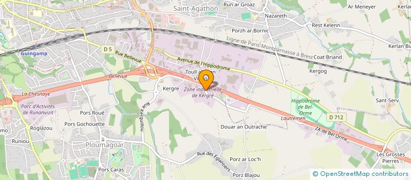 localisation de l'entreprise ACCESSIT PLUS à PLOUMAGOAR