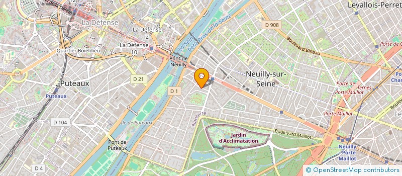 localisation de l'entreprise ACCESSIWAY FRANCE à NEUILLY SUR SEINE