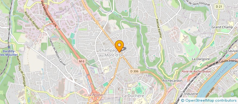 localisation de l'entreprise ACCESSLOC à CHAMPAGNE-AU-MONT-D'OR