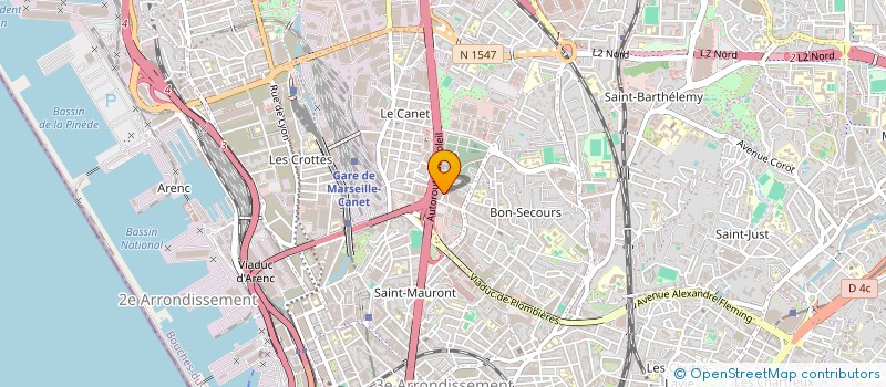 localisation de l'entreprise ACCESSMOBILITY à MARSEILLE
