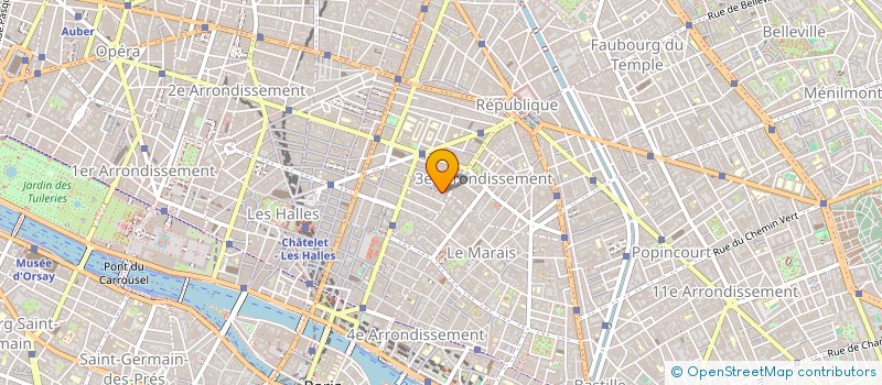 localisation de l'entreprise ACCESSOIRE DIFFUSION à PARIS