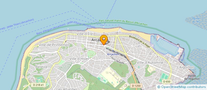 localisation de l'entreprise ACCESSOIREMENT à LA TESTE-DE-BUCH