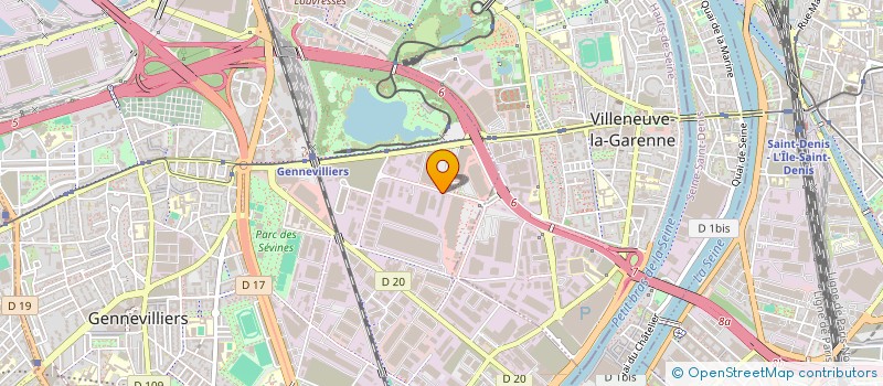 localisation de l'entreprise ACCESSOIREMENT VOTRE  GENNEVILLIERS