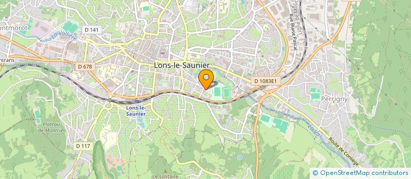 localisation de l'entreprise ACCESSOIRES AUTOMOBILES DU JURA à LONS-LE-SAUNIER